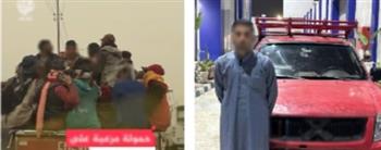 ضبط قائد سيارة "ربع نقل" لنقله ركاب في الصندوق الخلفي بالشرقية