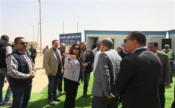 وزيرة التنمية المحلية والبيئة تعلن البدء الفعلي في غلق وتطوير مقلب العبور الجديدة