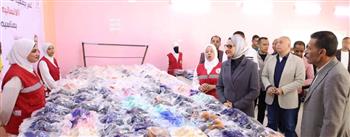 محافظ الوادى الجديد تفتتح معرض "الهلال الأحمر المصري" احتفالا بيوم اليتيم العالمي