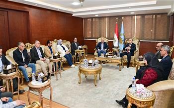 وزير الري يبحث مع محافظ الغربية موقف المشروعات المائية