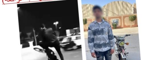 ضبط قائد دراجة نارية لأدائه حركات استعراضية بالغربية