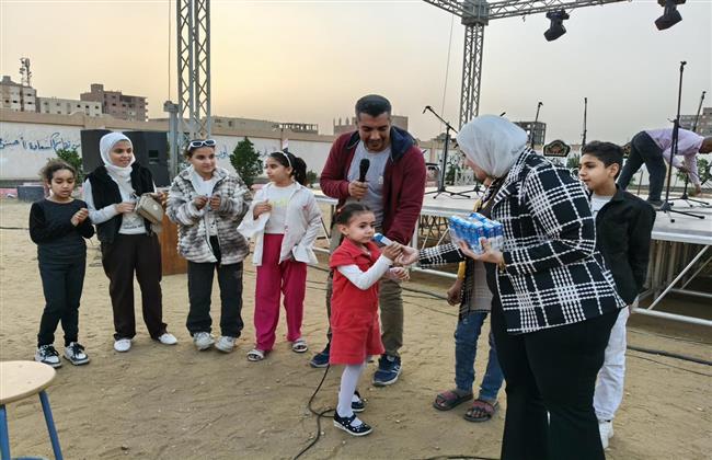 إقبال كبير على أنشطة مسرح الثقافة المتنقل بالفيوم