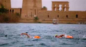 بمشاركة 1000 متسابق.. محافظ أسوان يتابع ختام بطولة أكوامان للسباحة أمام معبد فيلة