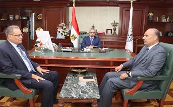 محافظ بني سويف يستقبل وكيل التعليم الجديد ويشدد على تحسين جودة التعليم