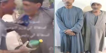 ضبط طرفي واقعة التعدي على مسن بسبب بيع البنزين بأزيد من السعر في قنا