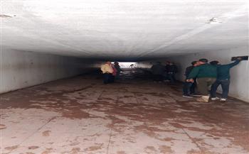 محافظ الجيزة يتابع أعمال تطوير ورفع كفاءة نفق مشاه وادي النيل – ميت عقبة بالعجوزة 