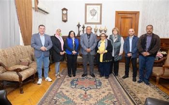 مياه الإسكندرية تستقبل وفد روتاري الإسكندرية شرق