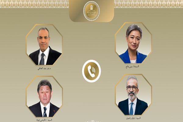 اتصالات هاتفية لوزير الخارجية مع نظرائه من أستراليا واليابان والبرتغال لبحث التطورات الإقليمية 