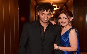 مي كساب تحتفل بعيد ميلاد أوكا في أجواء عائلية 