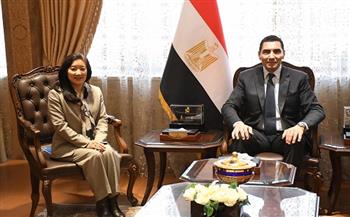 وزير الشباب يبحث مع الممثل المقيم للأمم المتحدة الإنمائي  سبل تعميق التعاون المشترك