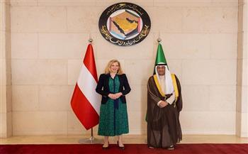 أمين التعاون الخليجي ووزيرة خارجية النمسا يبحثان تطورات الاعتداءات الإيرانية على دول المجلس