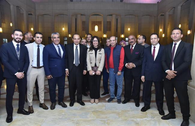 وزيرة الثقافة تتفقد الأوبرا وتلتقي الموسيقار عمر خيرت قبيل حفله على المسرح الكبير 