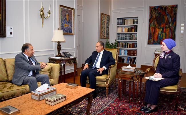 وزير الخارجية يستقبل رئيس لجنة الشئون الأفريقية بمجلس النواب