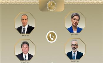 اتصالات هاتفية لوزير الخارجية مع نظرائه من أستراليا واليابان والبرتغال لبحث التطورات الإقليمية