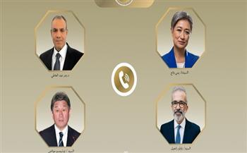 اتصالات هاتفية لوزير الخارجية مع نظرائه من أستراليا واليابان والبرتغال لبحث التطورات الإقليمية