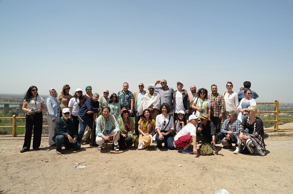 جولات ميدانية لفناني ملتقى "جبل الطير" في أبرز المواقع الأثرية بالمنيا 