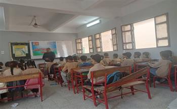 محاضرة عن المواطنة وحب الوطن بمدرسة النصر الابتدائية بطهطا