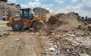 رفع 100 طن مخلفات وقمامة من شوارع الغربية