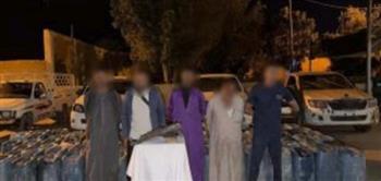ضبط 5 أشخاص بحوزتهم 3.5 طن مواد بترولية معدة للبيع بالسوق السوداء بأسوان