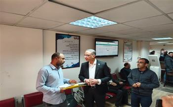محافظ الجيزة يتفقد المركز التكنولوجي بالعجوزة لمتابعة انتظام سير العمل