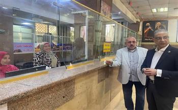 محافظ الجيزة يتفقد المركز التكنولوجي بحي العمرانية لمتابعة إنجاز معاملات المواطنين 