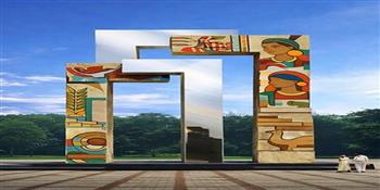 محافظ أسوان يتفقد للأعمال الفنية للهوية البصرية ويوجه بتوحيد لافتات المحال التجارية 