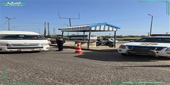  تحركات مكثفة لرجال المرور لضبط المخالفات المرورية وتحسين حركة السير بمراكز ومدن محافظة الشرقية 