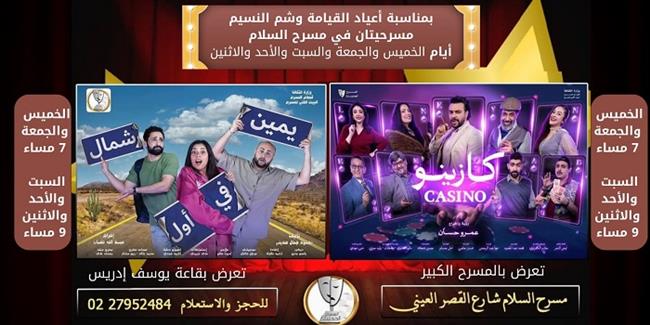 محسن منصور: عرض «يمين في أول شمال» و«كازينو» من جديد للجمهور احتفالًا بالأعياد