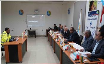 مياه سوهاج تجرى المقابلات الشخصية لعدد 9 من المرشحين للتجديد للوظائف القيادية