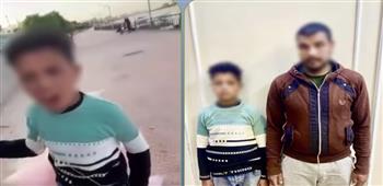القبض على طفلاً للقيامه بالتعدي بالسب على فتاة بالمنيا