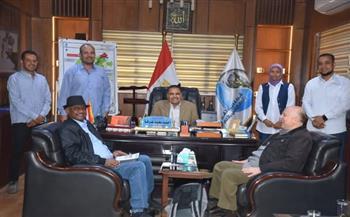 وفد بنك التنمية الإفريقي يتابع مشروع الصرف الصحي بالأقصر ويشيد بمعدلات التنفيذ