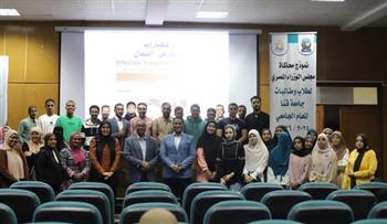 استكمال الندوات التعريفية وورش عمل تطبيقية للطلاب "بنموذج محاكاة مجلس الوزراء" بجامعة قنا