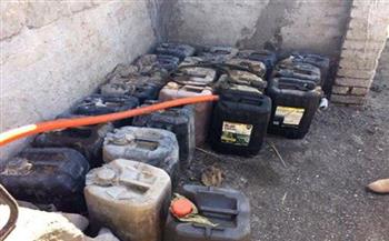 تموين سوهاج يحبط محاولة بيع 78 طن وقود بالسوق السوداء