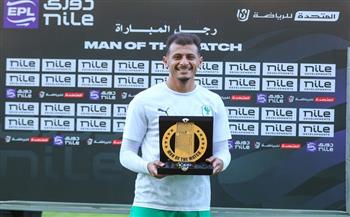 الدوري الممتاز.. عمر الساعي رجل مباراة المصري البورسعيدي وسيراميكا