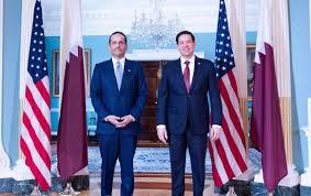 وزيرا خارجية الولايات المتحدة وقطر يبحثان تعزيز التعاون الاستراتيجي