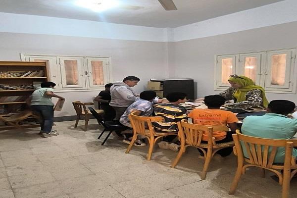 "ورشة فنية رسومات حرة" لبيت ثقافة شندورة بالسويس