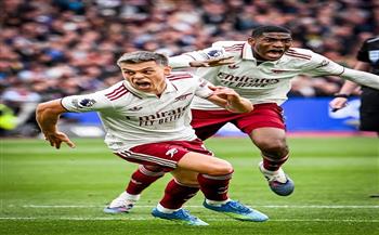الدوري الإنجليزي.. أرسنال يقتنص فوزًا ثمينًا على وست هام ويقترب من حسم اللقب