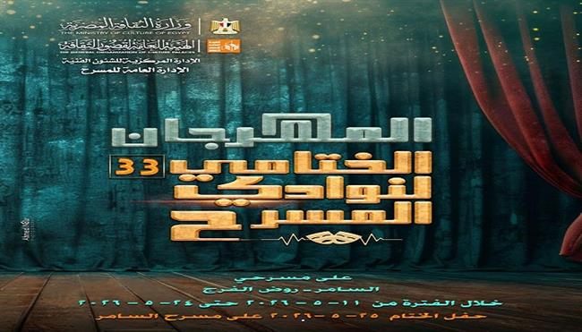 نوادي المسرح 2025/ 2026| عروض المهرجان الختامي في دورته الـ 33   