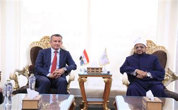 أمين البحوث الإسلاميَّة يؤكد أهميَّة تعزيز التواصل بين المؤسَّسات الدينيَّة والعلميَّة بالعالم الإسلامي