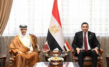 وزير الرياضة يستقبل سفير قطر بالقاهرة لبحث فتح آفاق جديدة للتعاون  