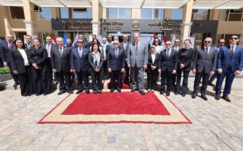 وزير العدل يفتتح أول مكتب للمساعدة القانونية الأسرية للأجانب بالعاصمة الجديدة