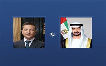 رئيسا الإمارات وأوكرانيا يبحثان علاقات التعاون والتطورات بالمنطقة