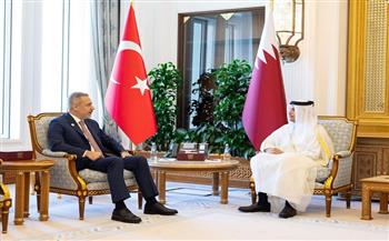 أمير قطر ووزير الخارجية التركي يبحثان تطورات الأوضاع في المنطقة