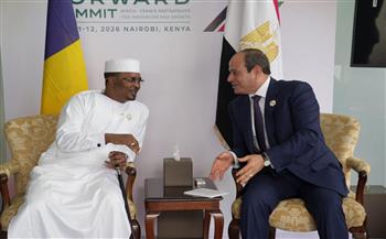 الرئيس السيسي ونظيره التشادي يتبادلان الرؤى حول مستجدات القضايا الإقليمية