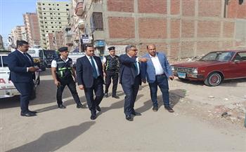 محافظ الدقهلية يتفقد قطع أراضي فضاء بحي شرق المنصورة