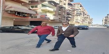 نائب محافظ بورسعيد يتابع أعمال إزالة الرتش بمنطقة بروتكس بحي الضواحي