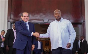الرئيس السيسي ونظيره الأوغندي يؤكدان أهمية التعاون بشأن مياه النيل والتنمية المستدامة
