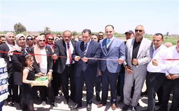 محافظ دمياط يختتم جولته بإفتتاح محطة رفع صرف صحي "كرم ورزوق" 