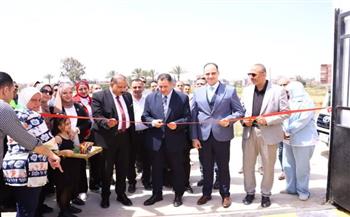 محافظ دمياط يفتتح محطة رفع أبو جريدة الرئيسية 