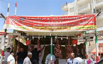 محافظ السويس يتفقد شادر بيع اللحوم البلدية بمدينة السلام ٢ بحى عتاقة